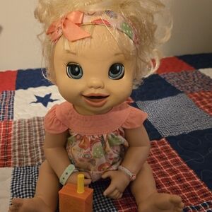 2007 Blonde Baby Alive Learns to Potty RARE